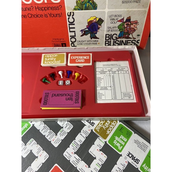 Vintage 1971 CAREERS Board Game Parker Brothers - Picture 6 of 11